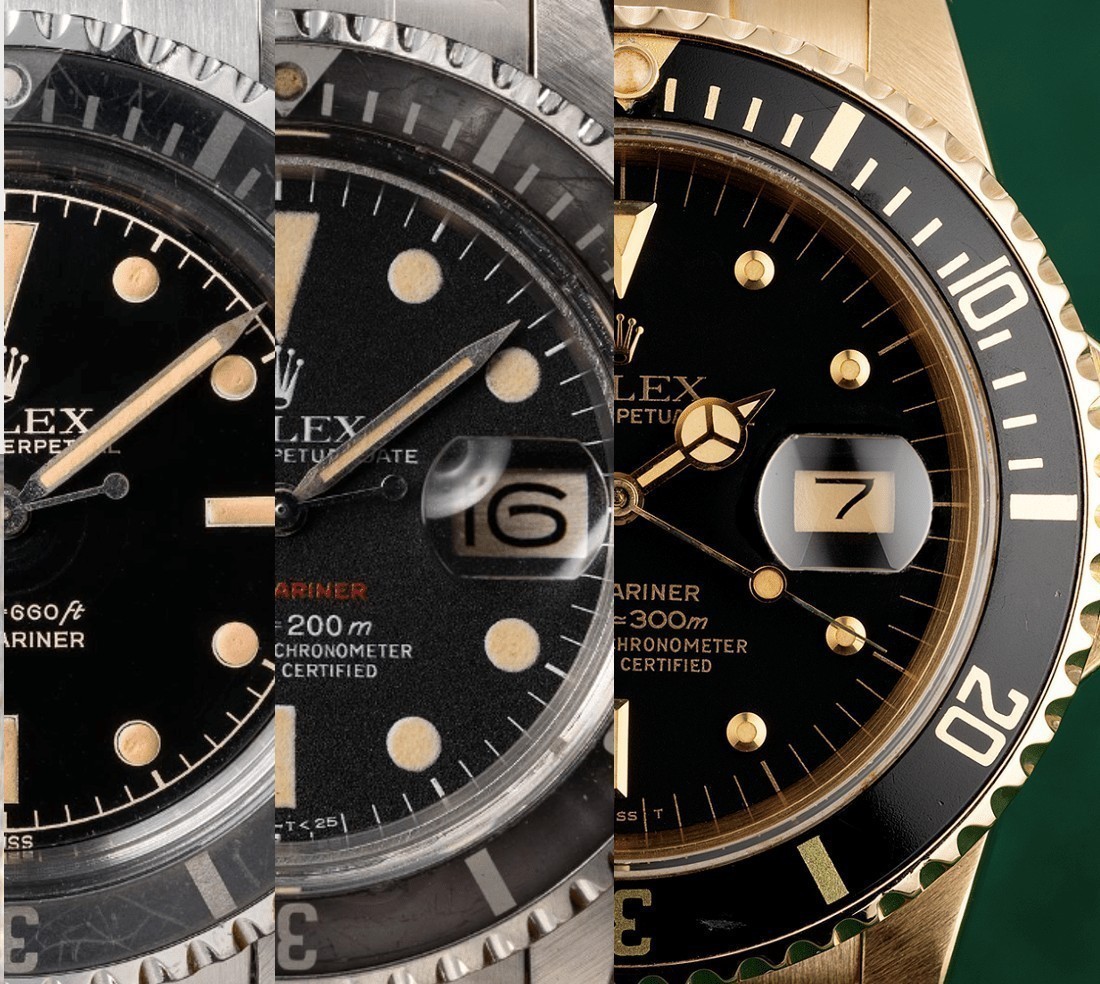 Rolex Gilt, Matt e Glossy